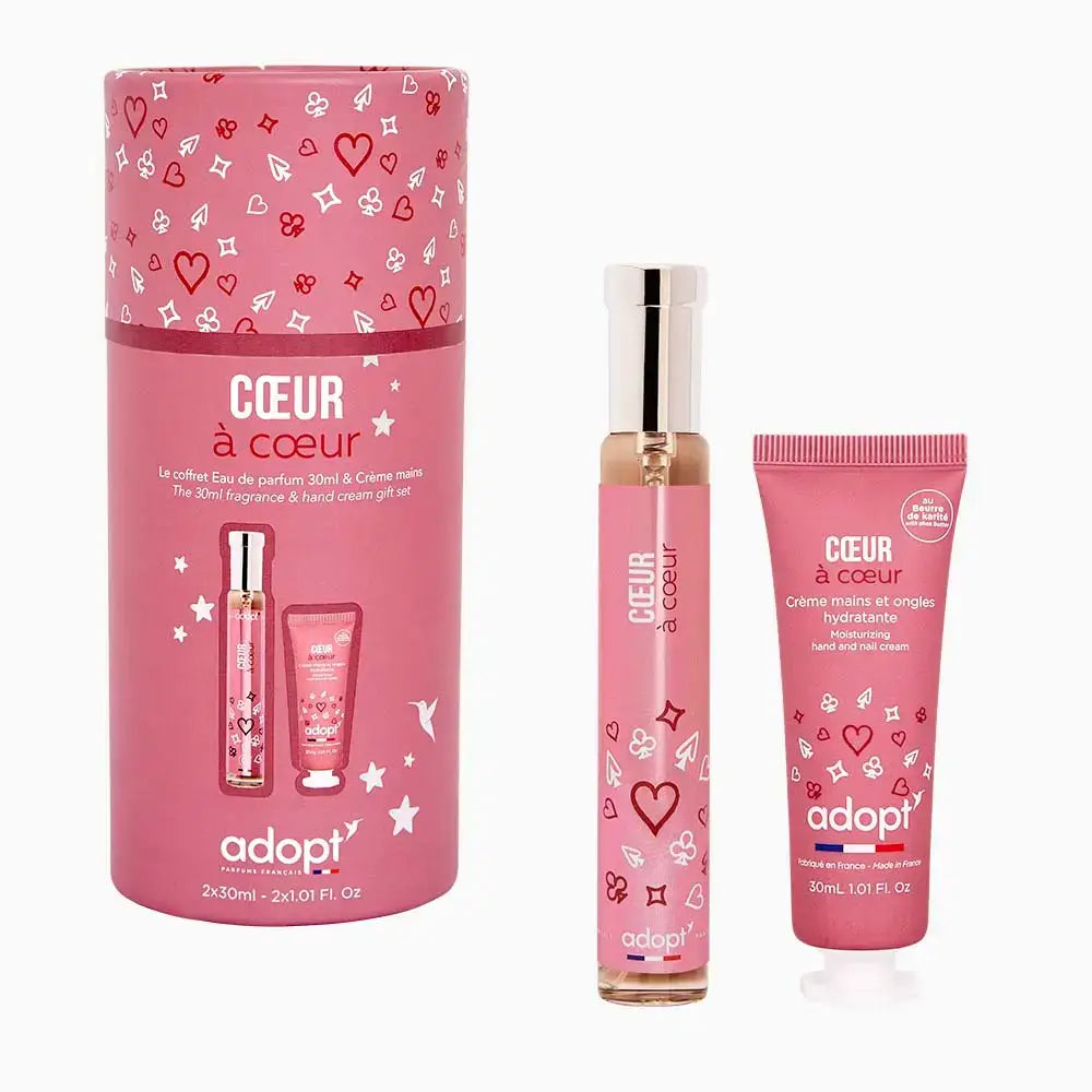 Coeur a coeur Gift Box Eau De Parfum - Hand cream | Adopt