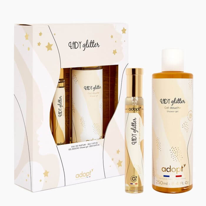 Lady Glitter Gift Box Eau De Parfum 30ml - Shower Gel | Adopt