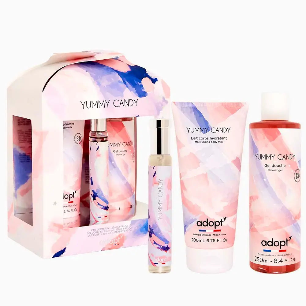 Yummy Candy Gift Box Eau De Parfum - Shower Gel - Body Milk | Adopt