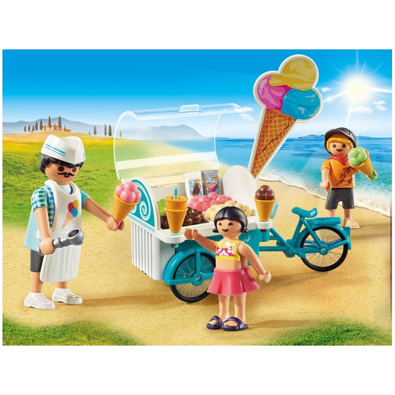 Playmobil Παγωτατζής Με Ποδήλατο Ψυγείο – Ice Cream Cart 9426