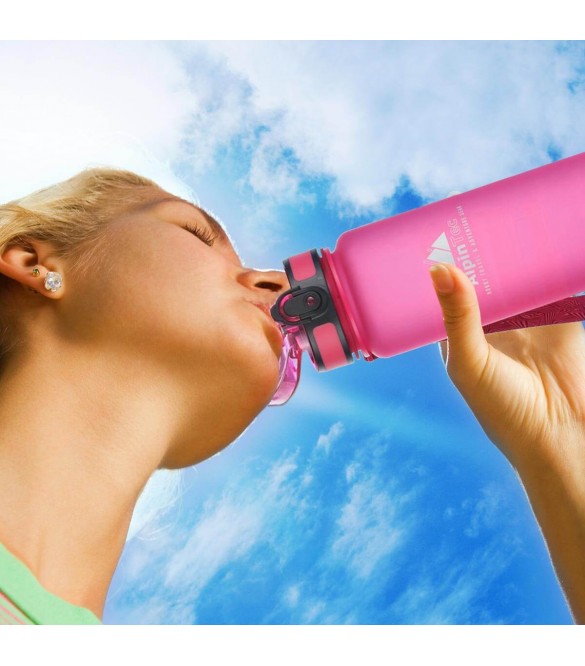 AlpinTec Παγούρι Mood 500ml μαύρο/άσπρο G-500-BLWT