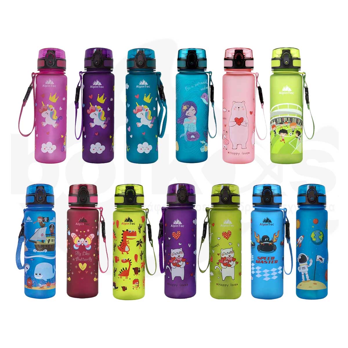 AlpinTec Παγούρι Kids 500Ml Γοργόνα Μπλε C-500CI-MER