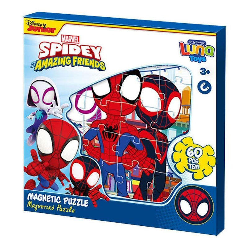 Luna Μαγνητικό Παζλ Spidey 60 κομμάτια
