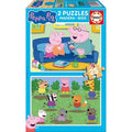 Educa Ξύλινο Παιδικό Puzzle Peppa Pig 2x25