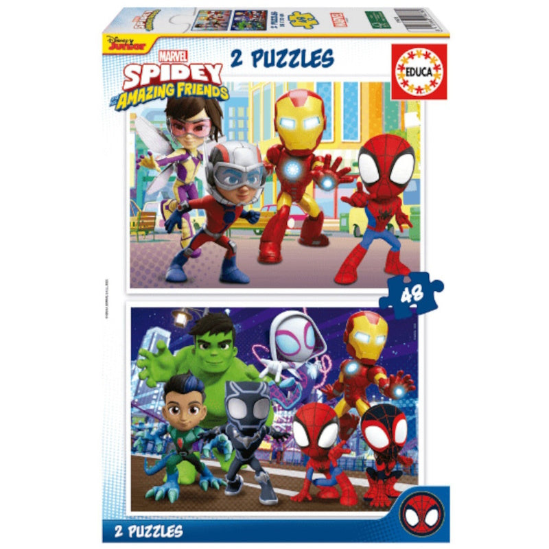 Educa Puzzle Spidey & His Amazing Friends 2x48 Κομμάτια