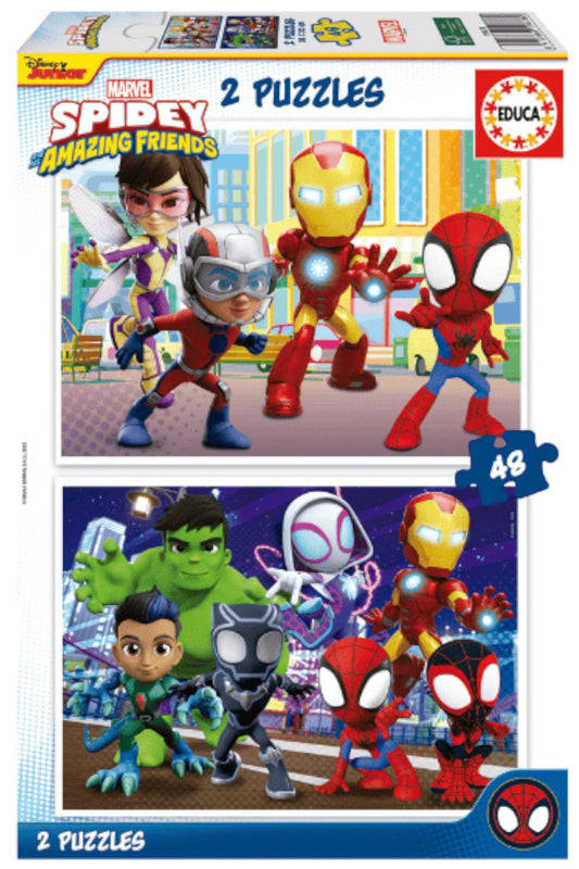 Παιδικό Puzzle Spidey & His Amazing Friends 2×48 pcs Educa