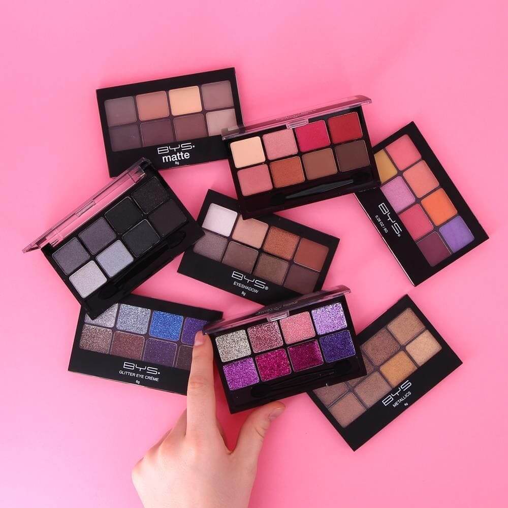 Eyeshadow Palette x8 Metallic Browns | BYS