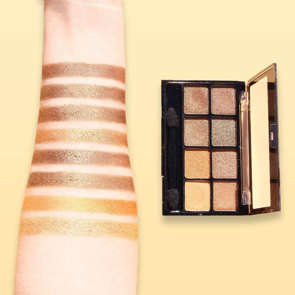 Eyeshadow Palette x8 Metallic Browns | BYS