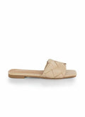 Παντόφλα flat Paloma beige