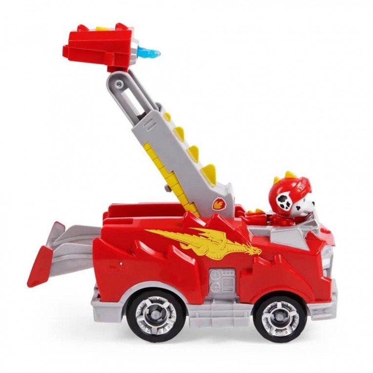 Paw Patrol Rescue Knights Deluxe Όχημα και Κουταβάκι Marshall