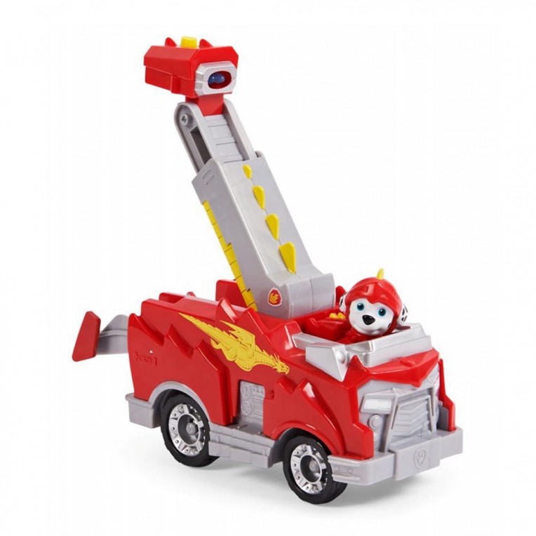 Paw Patrol Rescue Knights Deluxe Όχημα και Κουταβάκι Marshall