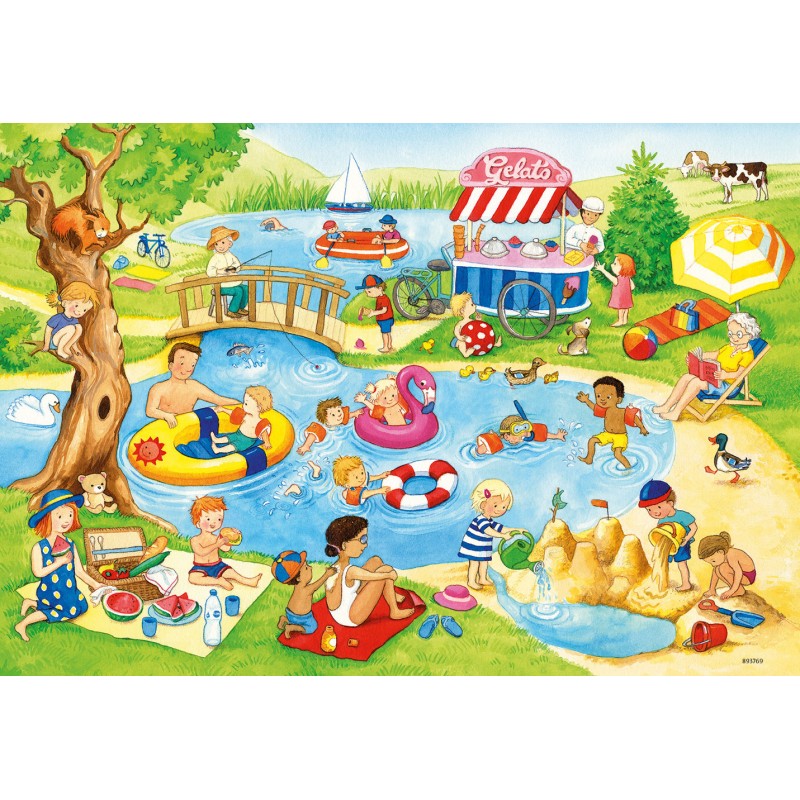 Ravensburger Παζλ 2×24 Τεμ. Στη Λίμνη 05057