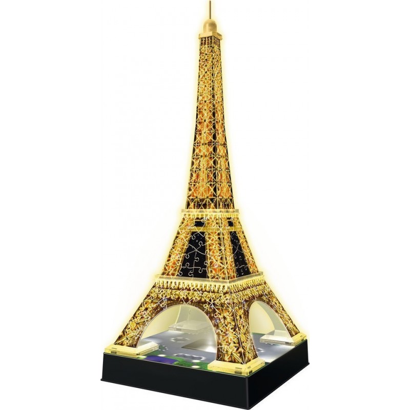 Ravensburger Παζλ 3D 216Τμχ Ο Πύργος Του Άϊφελ Νυχτερινή Έκδοση 12579