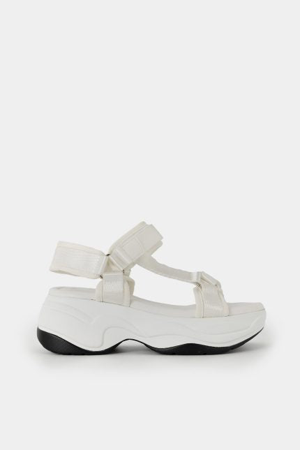 Πέδιλο Flatform Marian λευκό