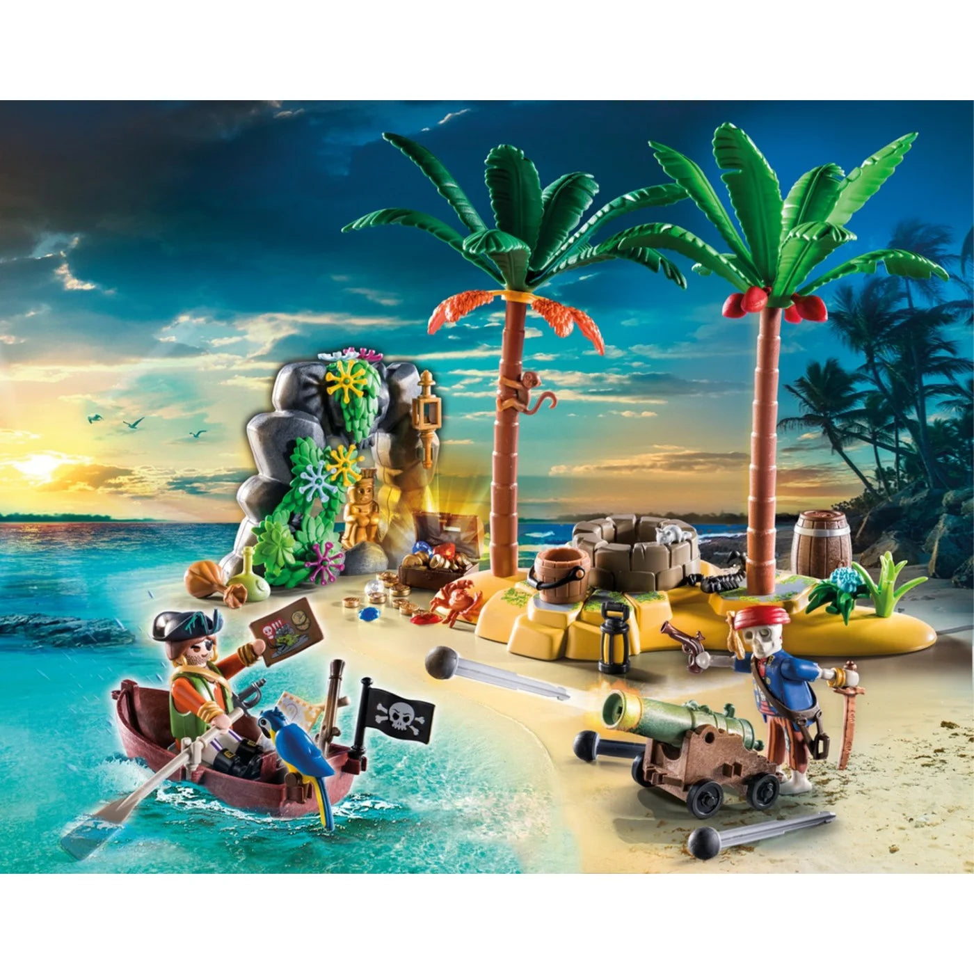 Playmobil Πειρατικό νησί θησαυρού Σετ Λαμπάδας