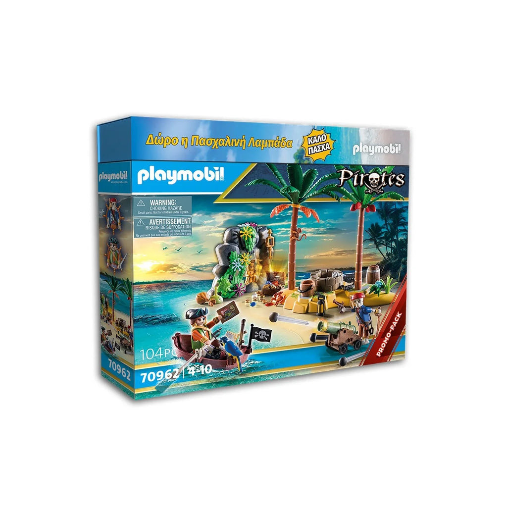 Playmobil Πειρατικό νησί θησαυρού Σετ Λαμπάδας