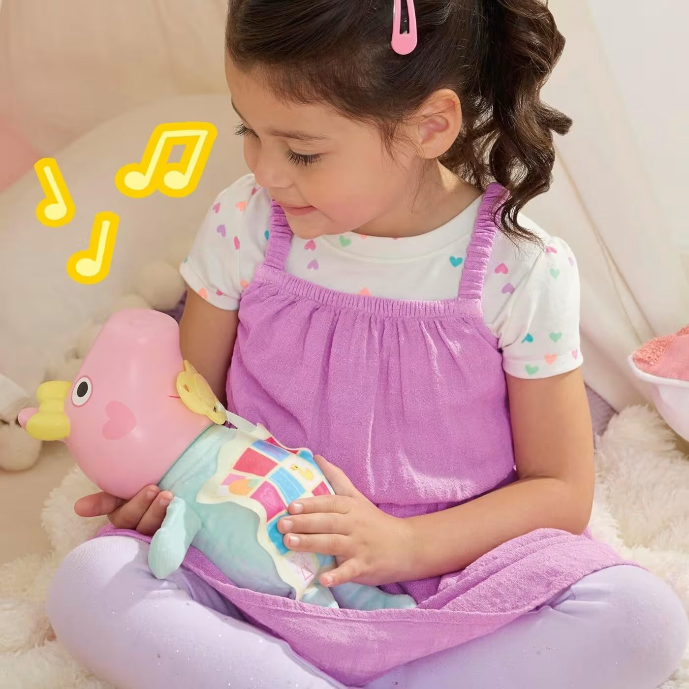 Hasbro Peppa pig oinks και snuggles evie διαδραστική κούκλα μωρού G1637