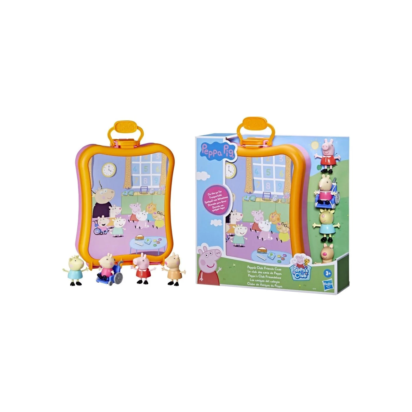 Hasbro Peppa Pig Peppas Club Friends Case Pack 2 Θήκη με 4 Φιγούρες F3779