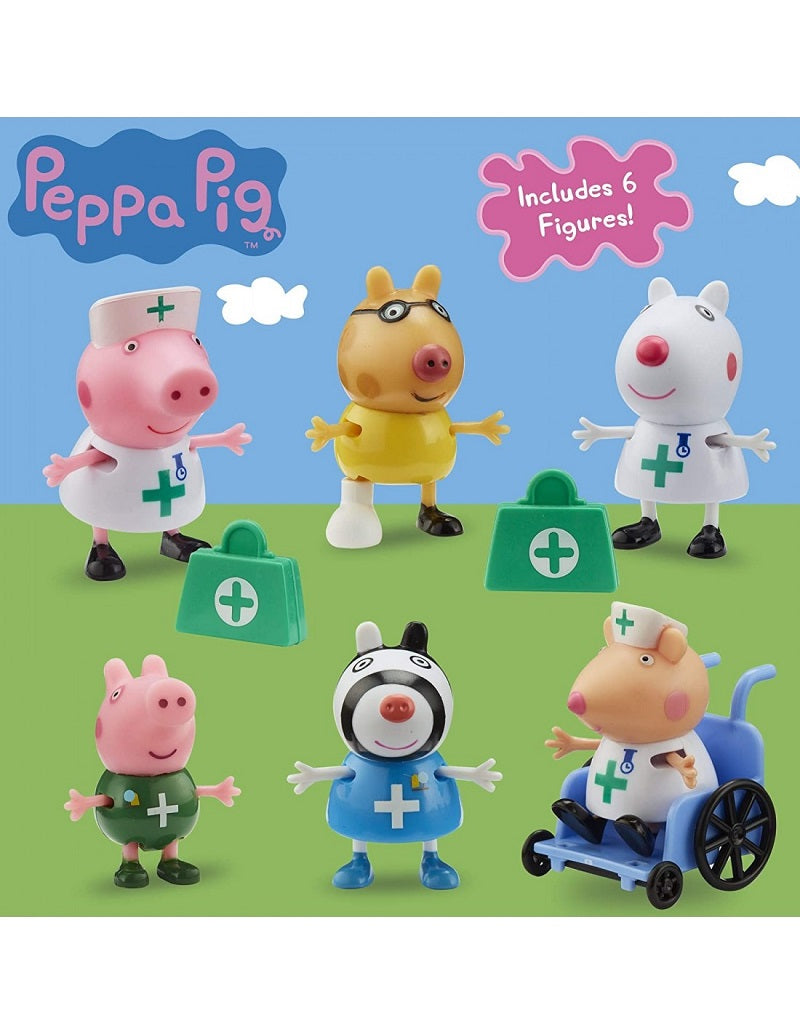 GIOCHI PREZIOSI Peppa Pig Σετ Φιγούρων Γιατροί PPC95000