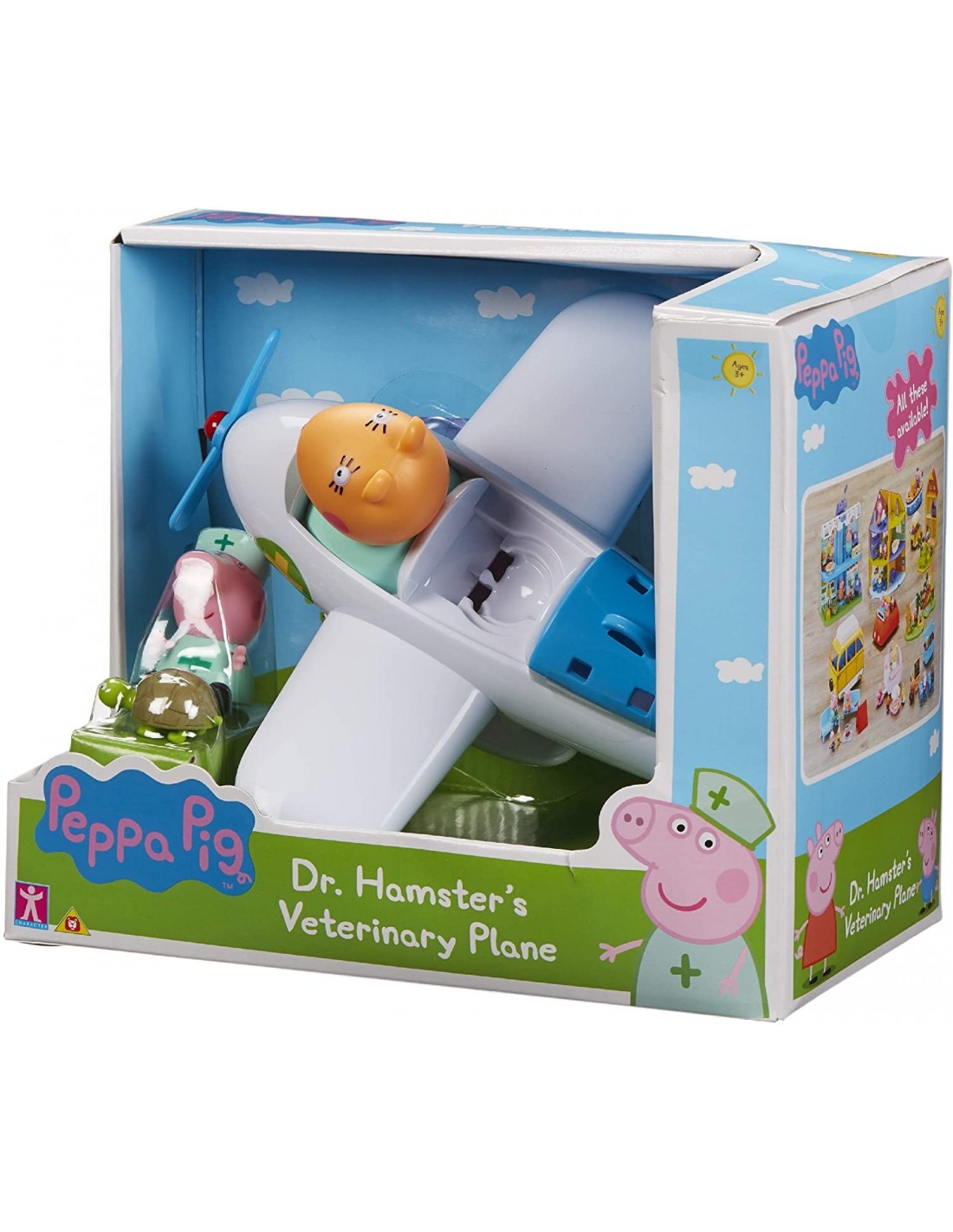 GIOCHI PREZIOSI Peppa Pig Το Αεροπλάνο Κτηνιατρείο Του Δόκτορα Χάμστερ (PPC96000)