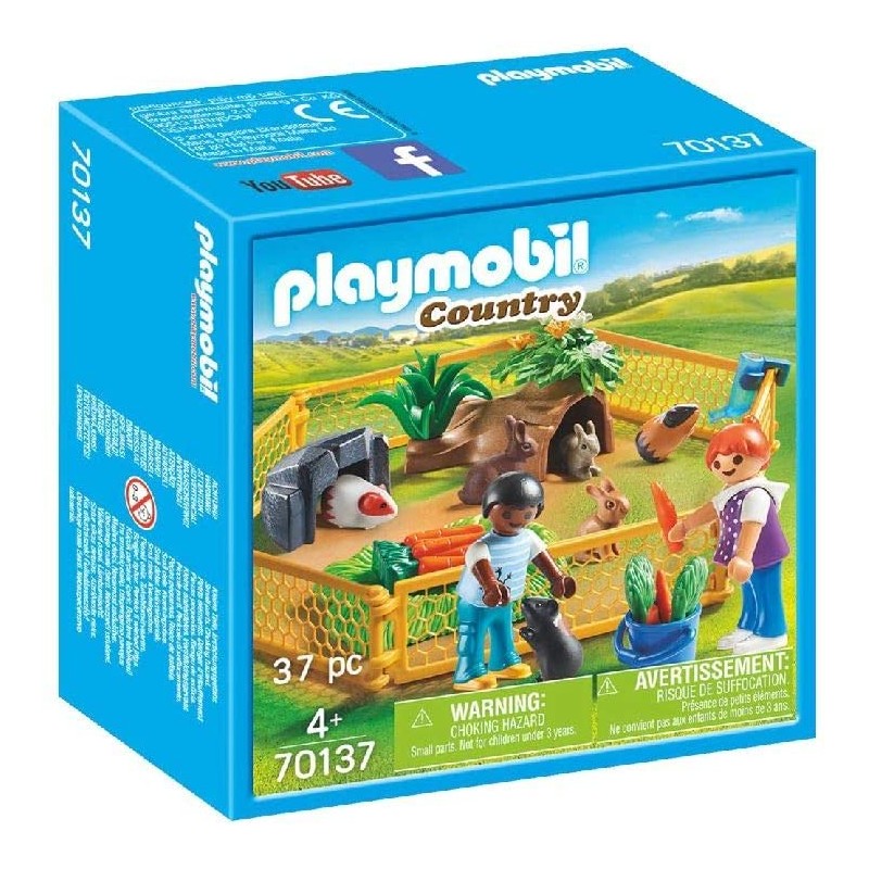 Playmobil Περιφραγμένος Χώρος Με Μικρά Ζωάκια 70137