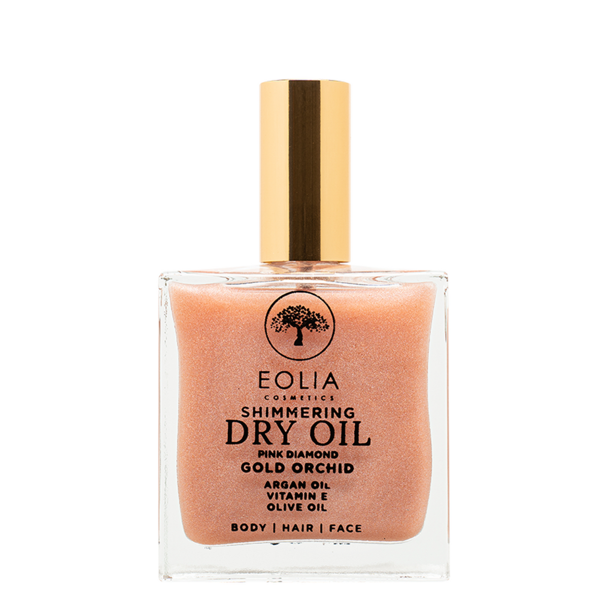 SHIMMERING DRY OIL GOLD ORCHID PINK DIAMOND EOLIA