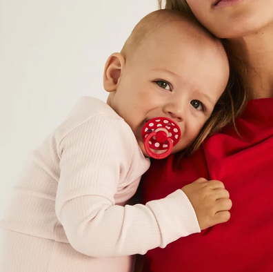 BIBS – STUDIO COLLECTION ΣΕΤ ΠΙΠΙΛΕΣ 2ΤΜΧ – POLKA DOT CANDY APPLE/BLOSSOM – ΣΤΡΟΓΓΥΛΗ No1 11034103