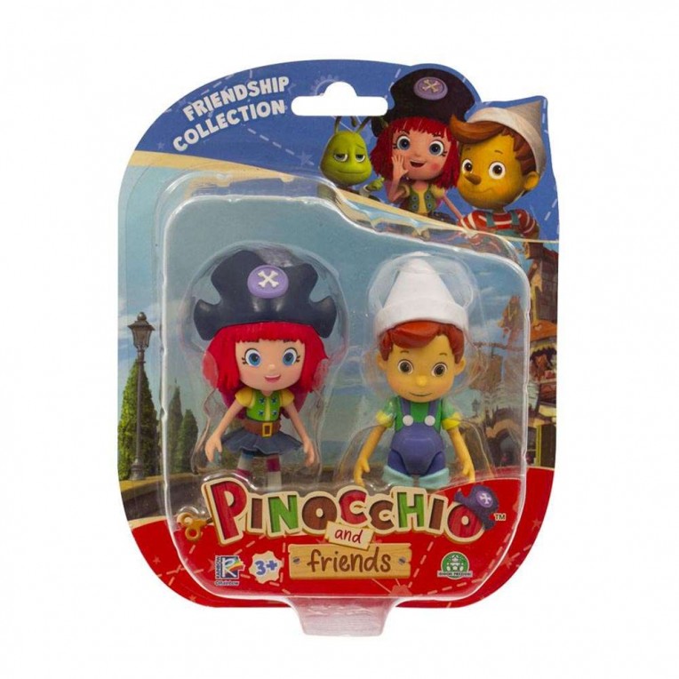 Pinocchio And Friends Σετ με 2 Φιγούρες 10εκ. – 5 Σχέδια