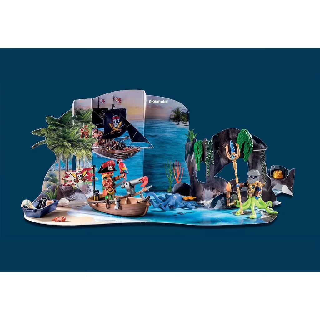 Playmobil Pirates Πειρατές Χριστουγεννιάτικο Ημερολόγιο Ο Θησαυρός Των Πειρατών 71636