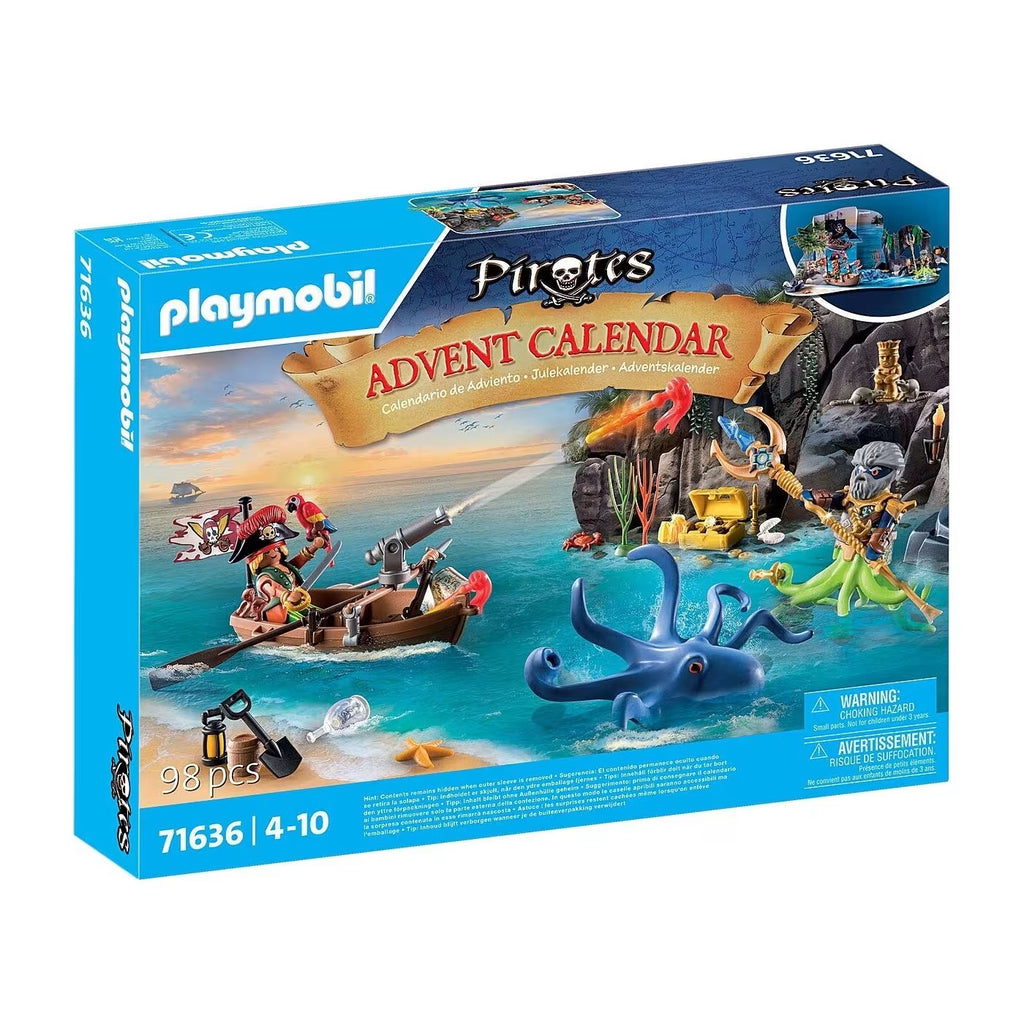 Playmobil Pirates Πειρατές Χριστουγεννιάτικο Ημερολόγιο Ο Θησαυρός Των Πειρατών 71636