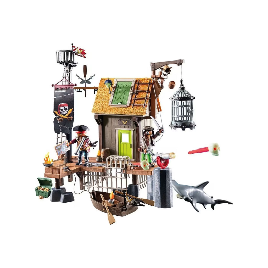 Playmobil Pirates Πειρατές Πειρατής Με Γιγαντιαίο Καρχαρία 71793