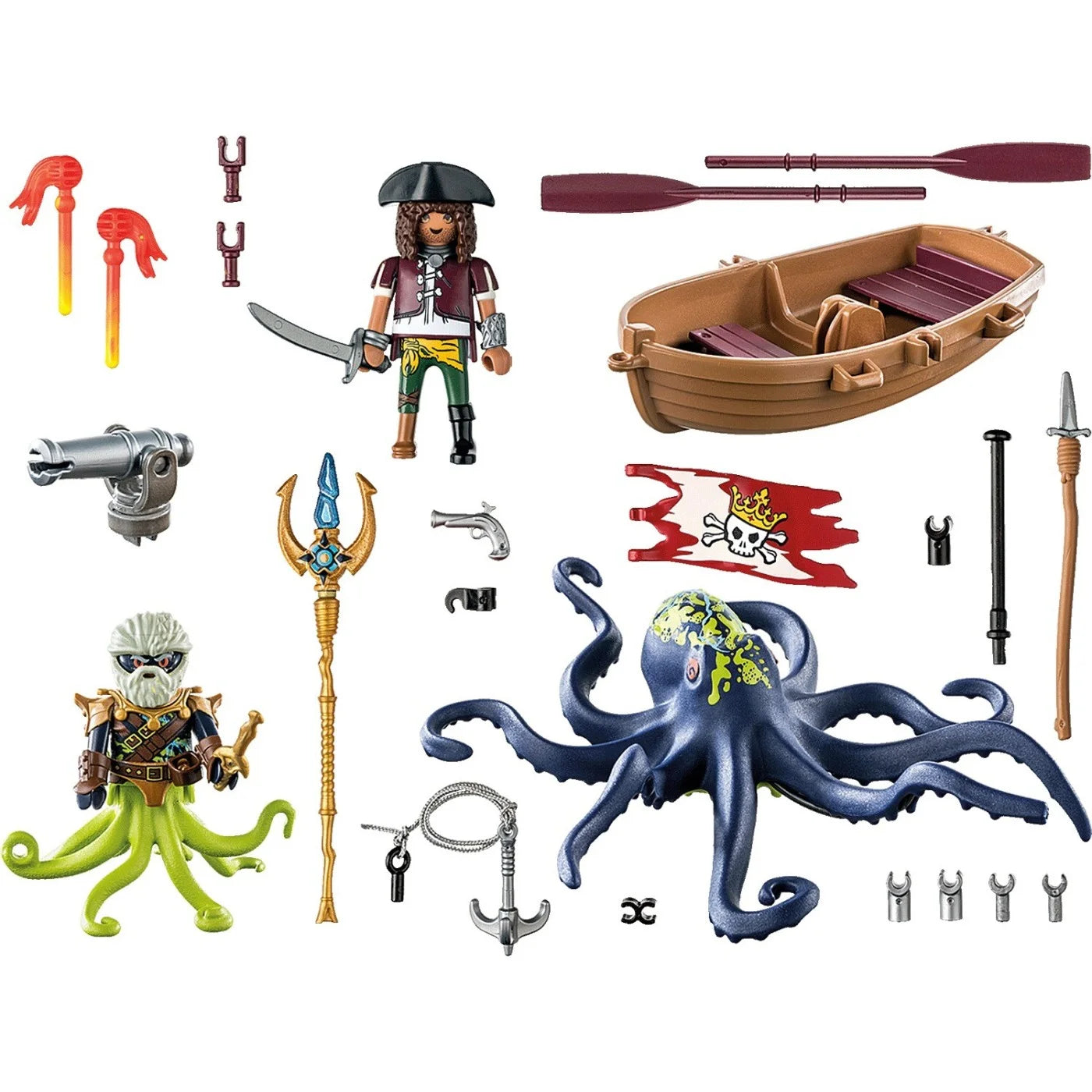 Playmobil pirates πειρατές μάχη με το γιγάντιο χταπόδι 71419