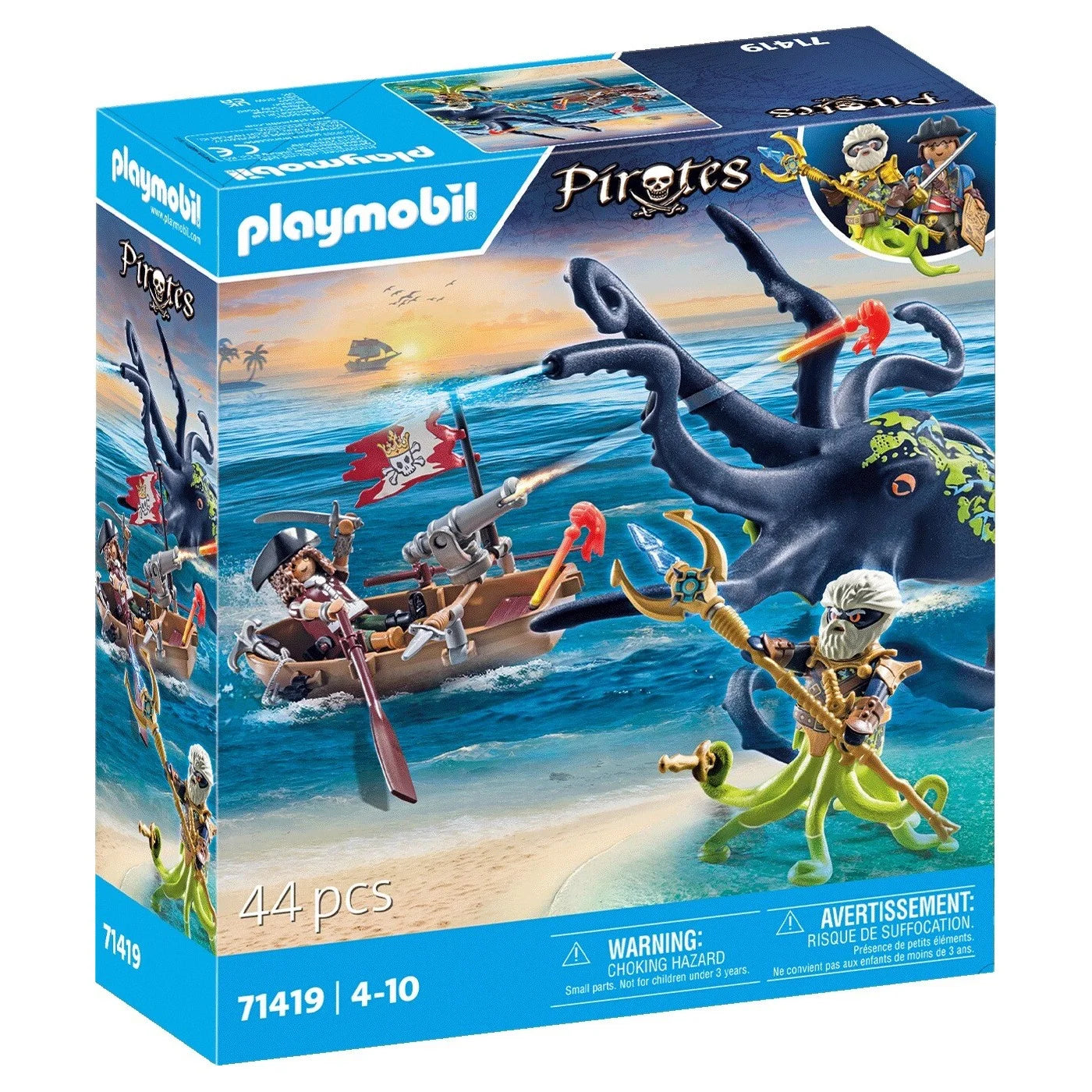 Playmobil pirates πειρατές μάχη με το γιγάντιο χταπόδι 71419