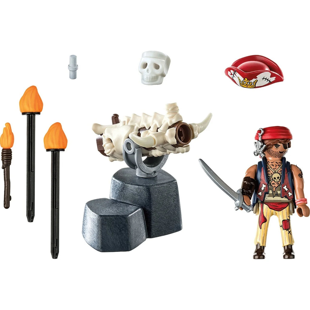 Playmobil pirates πειρατές πειρατής με κανόνι 71421