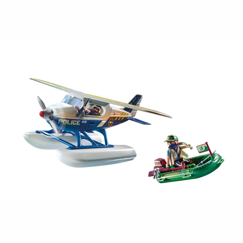 Playmobil Καταδίωξη λαθρέμπορου από αστυνομικό υδροπλάνο 70779