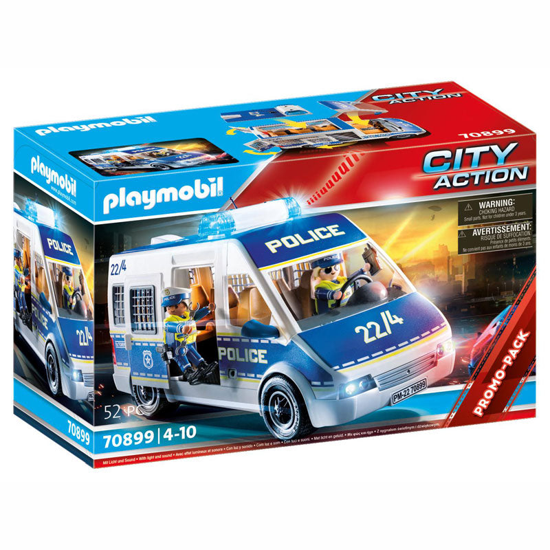 Playmobil Αστυνομικό λεωφορείο με φώτα και ήχο 70899