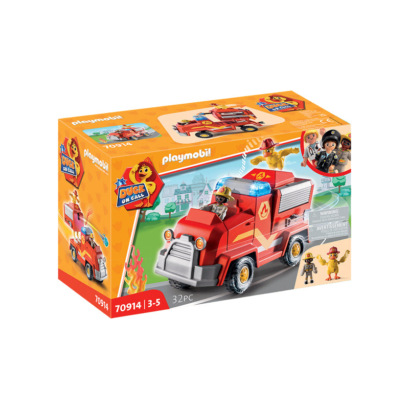 Playmobil DUCK ON CALL – Όχημα Πυροσβεστικής με κανόνι νερού 70914