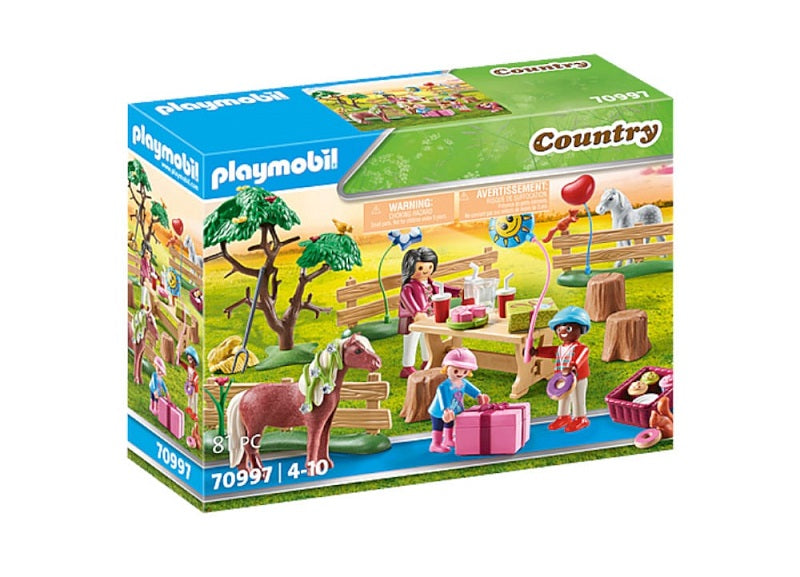 PLAYMOBIL Παιδικό πάρτυ στη Φάρμα των πόνυ (70997)