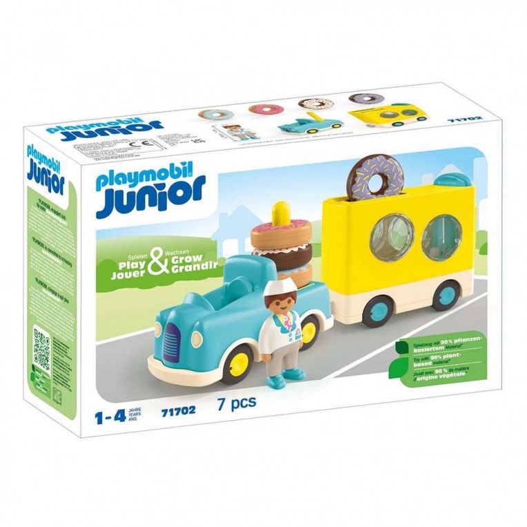 Playmobil Junior Φορτηγάκι Ντόνατ (71702)