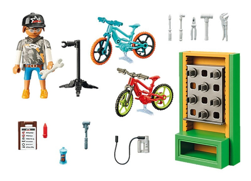 PLAYMOBIL Gift Set Συνεργείο ποδηλάτων (70674)