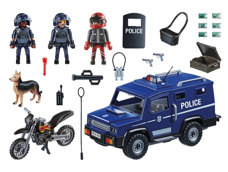 Playmobil Police Action Αστυνομική Επιχείρηση Σύλληψης Ληστών 70464