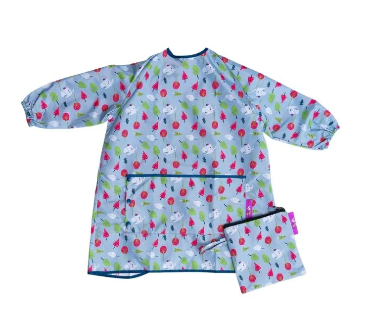 Tidy Tot Μακρυά Σαλιάρα Με Μανίκια Coverall Mountain Trees   6m-3ετών  LLBMT