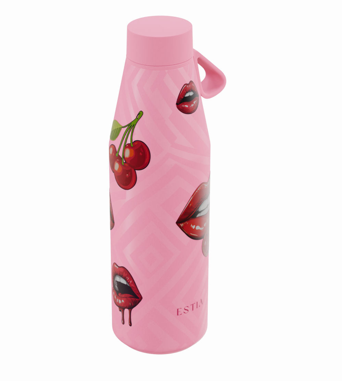 Estia Μπουκάλι Θερμός 500ml Save The Aegean Flow Blush Pop  01-42080