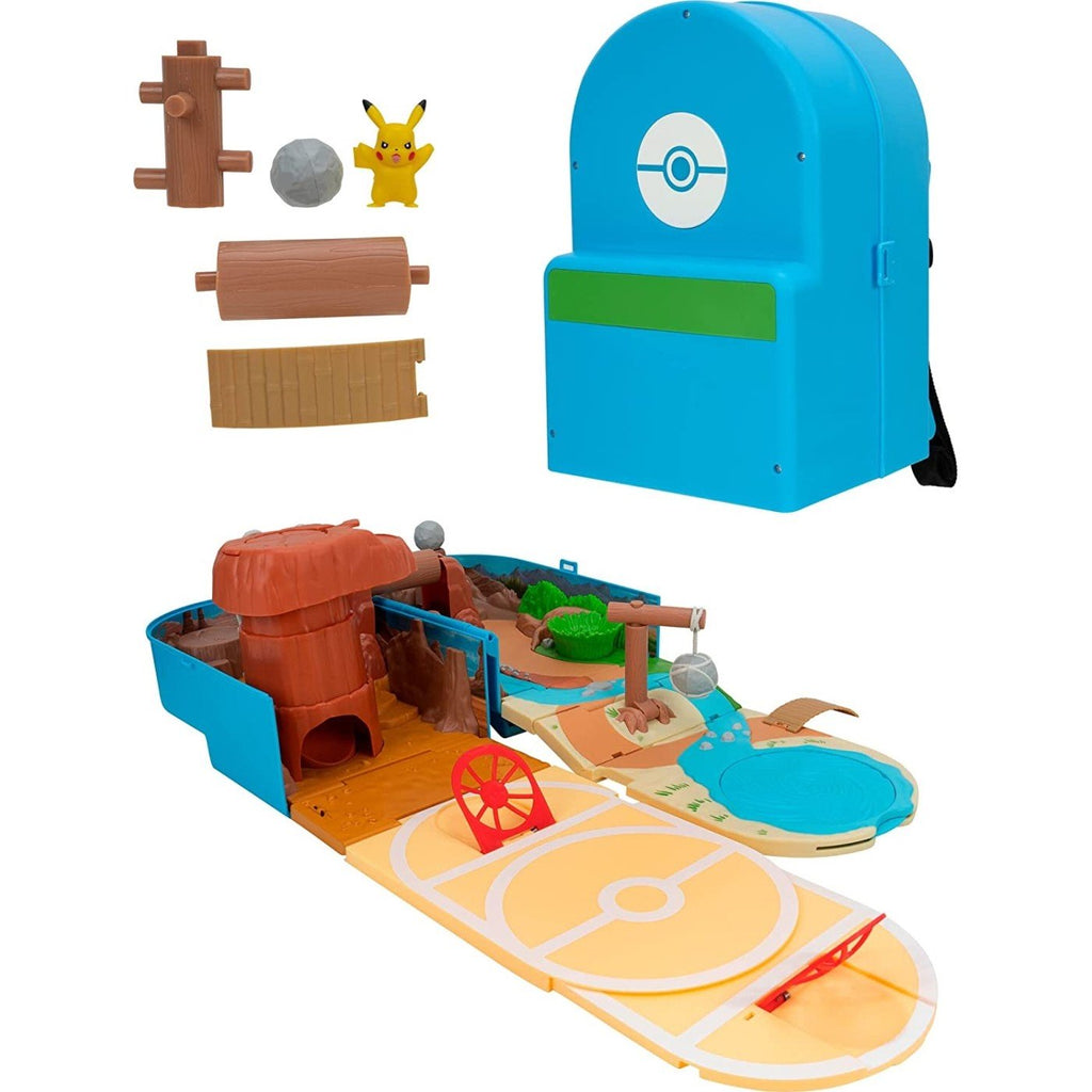 Jazwares Pokemon τσάντα μάχης ερήμου – Pokemon Carry Case Desert Playset