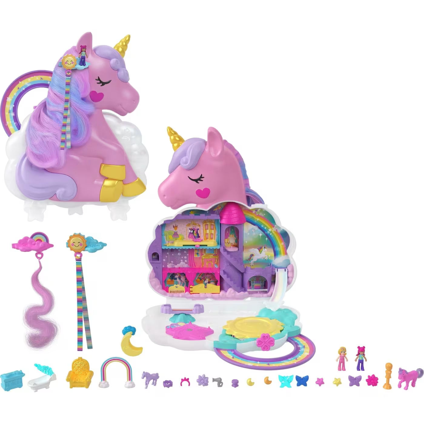 Mattel Polly Mini – Σαλόνι Ομορφιάς Μονόκερος HKV51