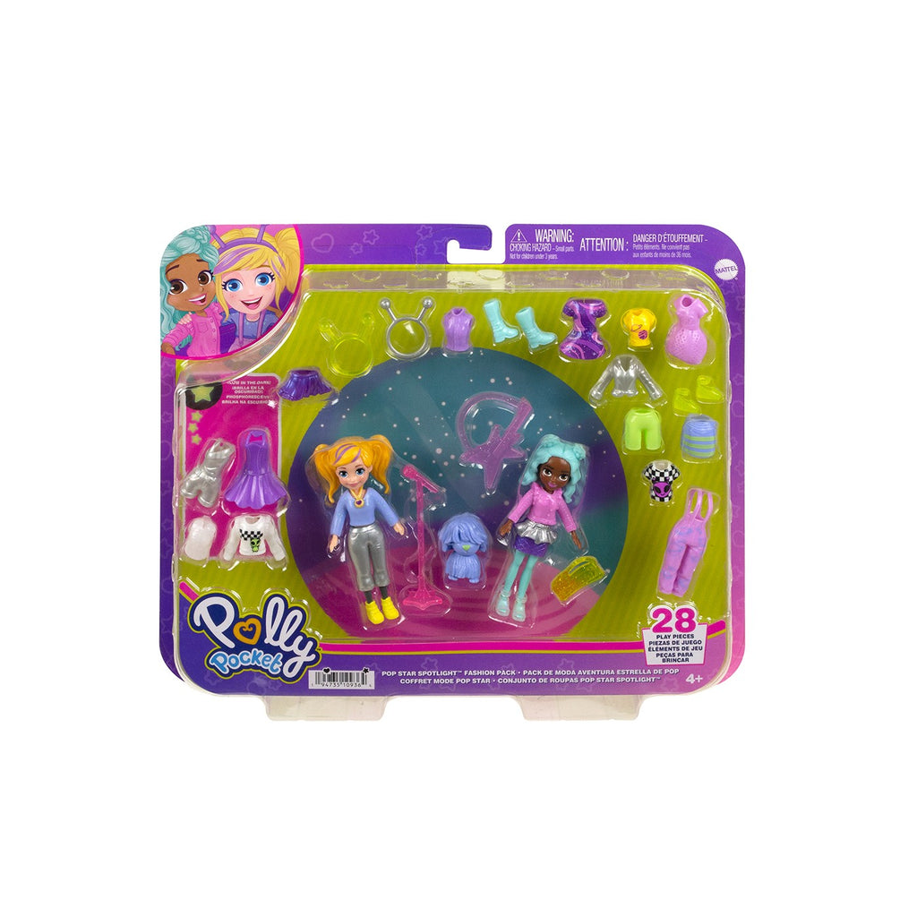 Mattel Polly – Νεα Κουκλα Με Μοδες Μεγαλο Pack Pop Star Spotlight