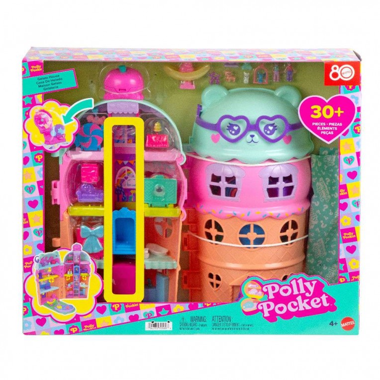 Polly Pocket Μίνι Σπιτάκι Παγωτό Σετ Παιχνιδιού (JFT91)