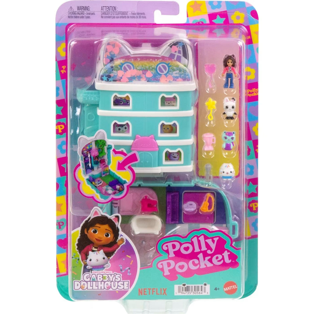 Mattel polly pocket polly mini – gabbys dollhouse σετ παιχνιδιών JFV02