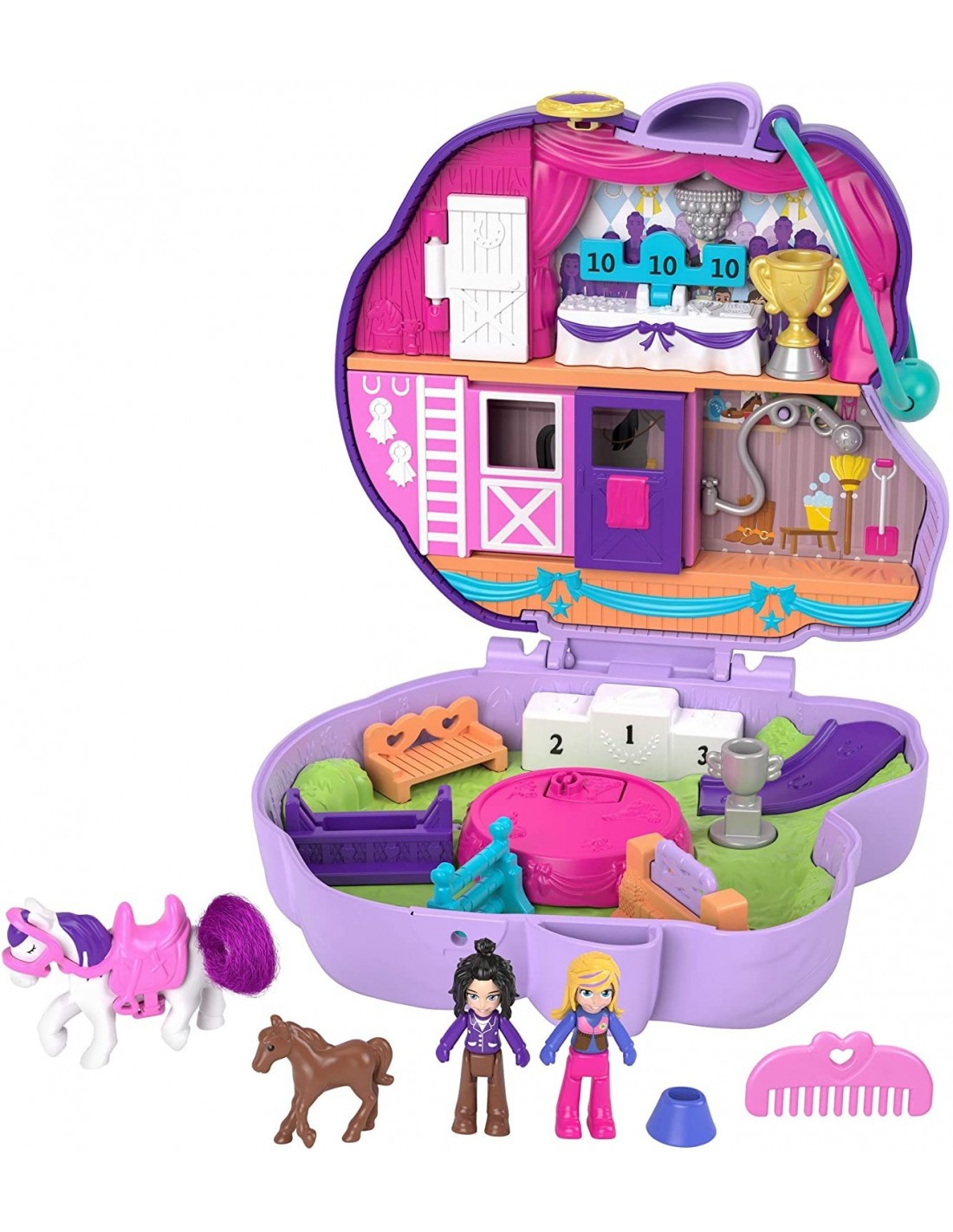 Mattel Polly Pocket Ο Κόσμος Της Polly Σετάκια – Jumpin Style Pony GTN14