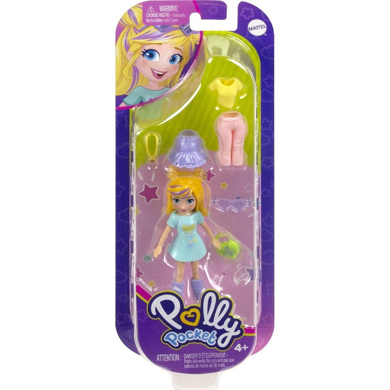 Mattel Παιχνίδι Μινιατούρα Polly Pocket Beach Fashion για 4+ Ετών